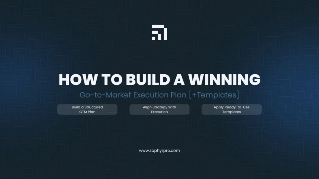 How to build a winning go to market execution plan with templates