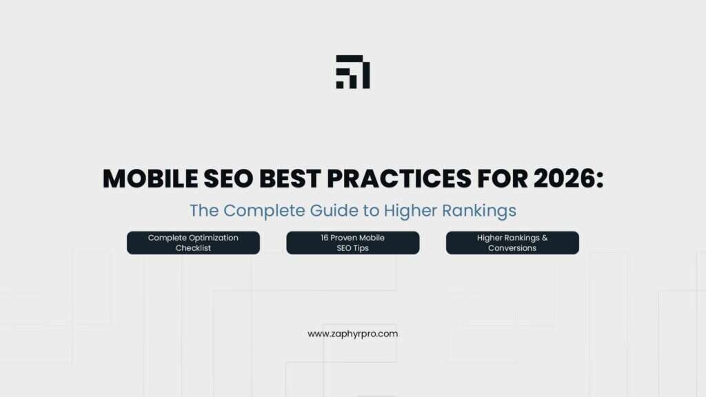 Mobile SEO best practices guide for 2026 with a 16-point checklist and optimization tips to improve rankings and conversions.
