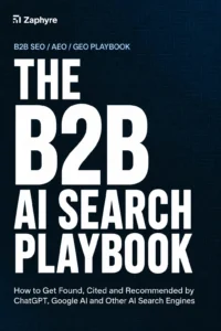 The B2B AI Search Playbook cover