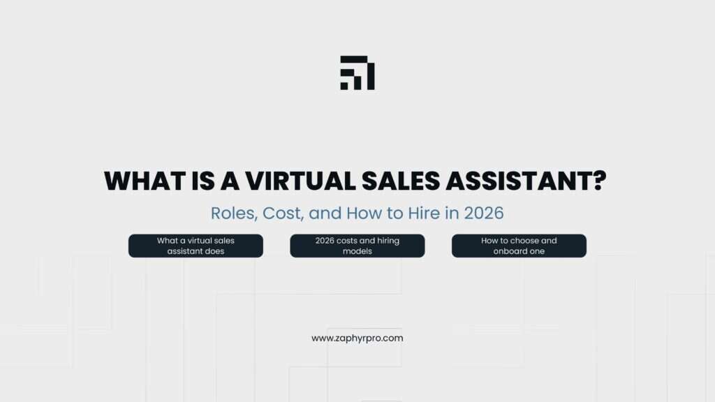 What is a virtual sales assistant, including roles, costs, and how to hire one