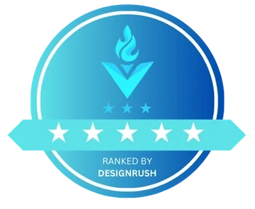 DesignRush award badge