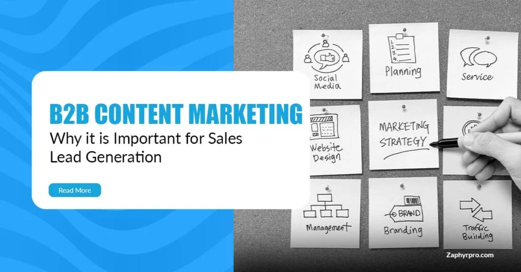Why Content Marketing is Important for B2B Sales Lead Gen